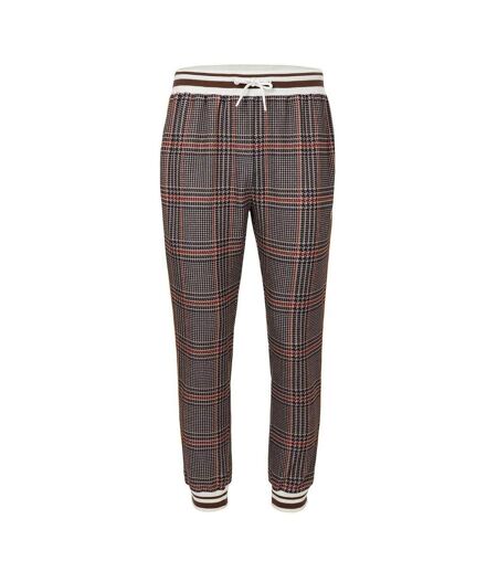 Mens Check Plaid Tracksuit Beige Lonsdale
