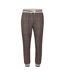 Mens Check Plaid Tracksuit Beige Lonsdale-4
