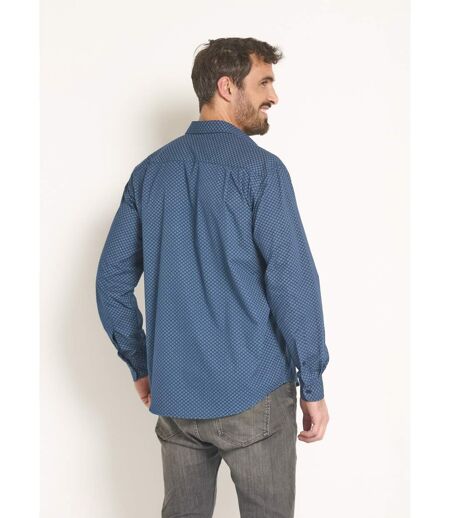 Chemise coton carreaux fantaisie