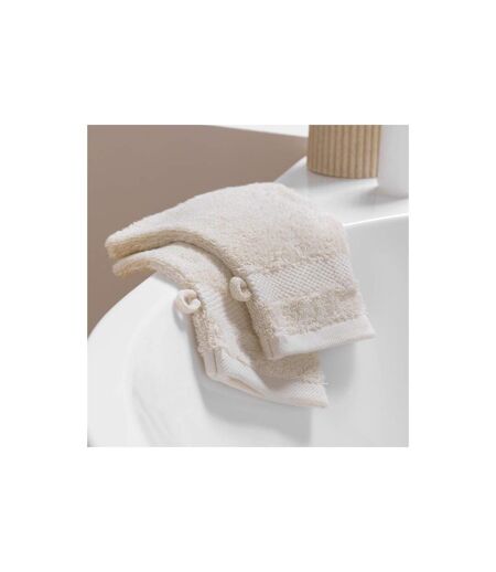 Lot de 2 Gants de Toilette Elegance 15x21cm Sable