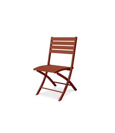 Chaise de Jardin Pliante Marius 82cm Terracotta