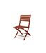 Chaise de Jardin Pliante Marius 82cm Terracotta-2