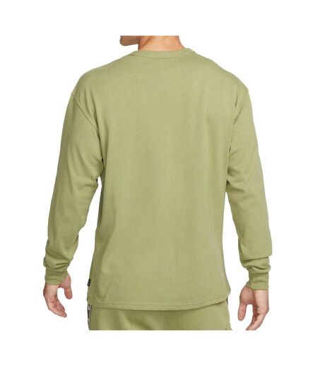 T-shirt Manches Longues Vert Homme Nike Prm - M