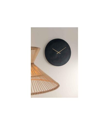 Horloge Murale en Métal Matia 38cm Noir
