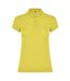 Womens/ladies Star Polo Shirt Amarillo Maiz Roly-1