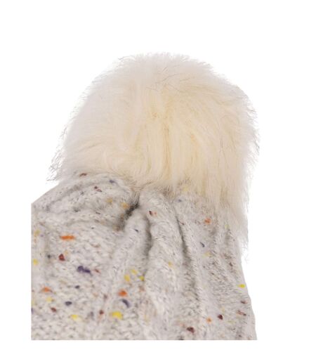 Womens/ladies Agave Beanie Beige Trespass