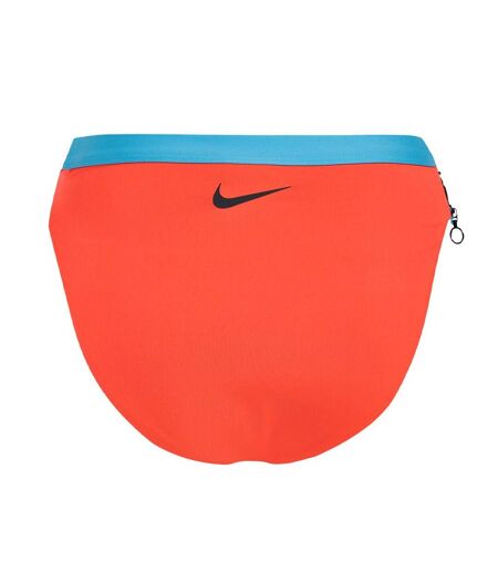 Bas de maillot de bain noir/rouge femme nike nessb312 - l