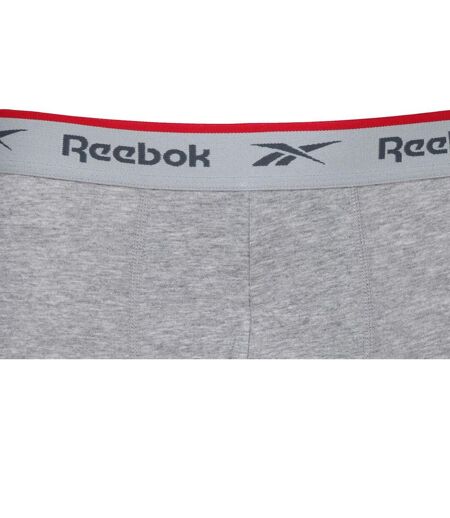 Shorts De Bain Ovett Homme Noir Gris Chiné Blanc Reebok