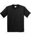 T-shirt doux enfant noir Gildan-1