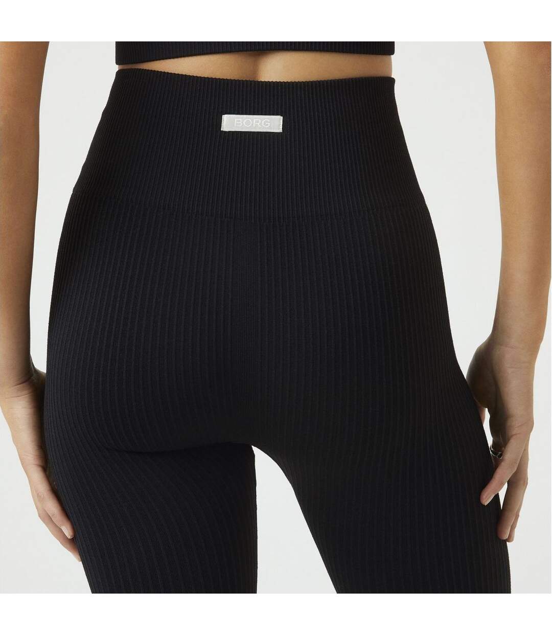 Ladies Designer Rib Studio Leggings-5