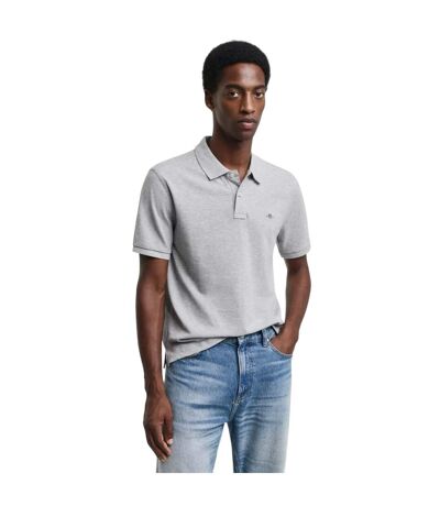 Mens Shield Polo Shirt Grey Gant