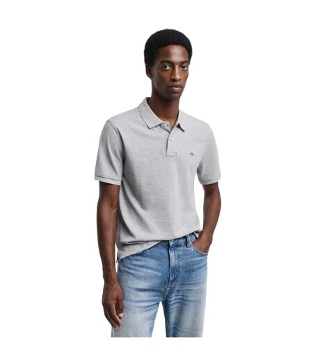 Mens Shield Polo Shirt Grey Gant