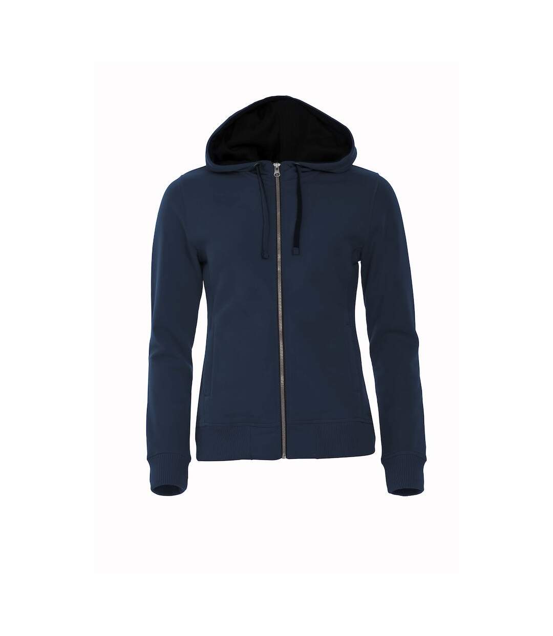 Veste à capuche classic femme bleu marine foncé Clique-1