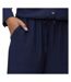 Pantalon fluide marine femme vero moda melaney-2