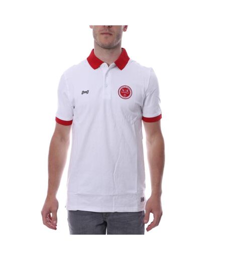 Stade de Reims Polo blanc homme Hungaria - L