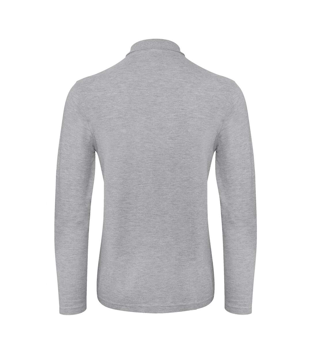 B&C ID.001 Mens Long Sleeve Polo (Pack of 2) (Taupe Gray)