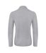 Pack of 2  Id.001 mens long sleeve polo  taupe grey B&C