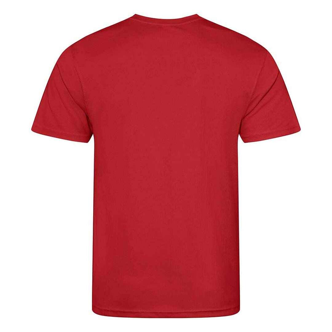 T-shirt homme rouge feu AWDis Cool-2