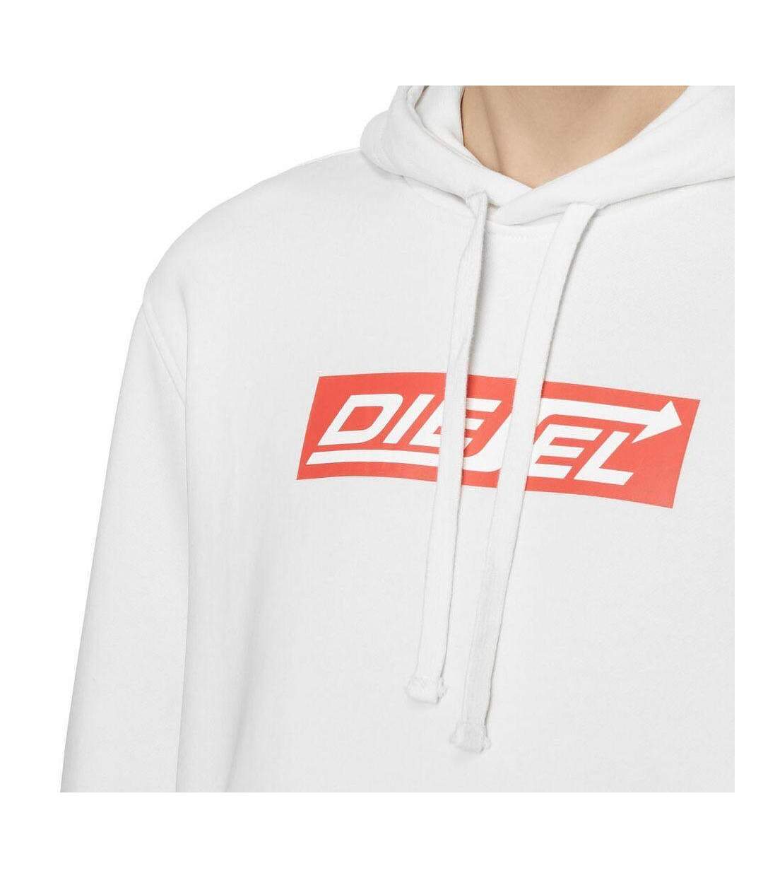 Sweat blanc homme diesel ginn-2