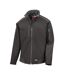 Result Mens Ripstop Soft Shell Breathable Jacket (Black/Black) - UTBC860