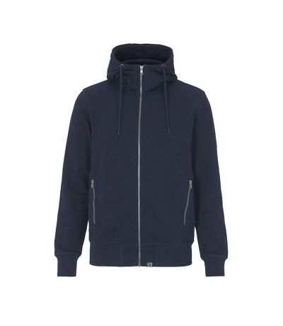 Mens French Terry Full Zip Hoodie Navy Cottover