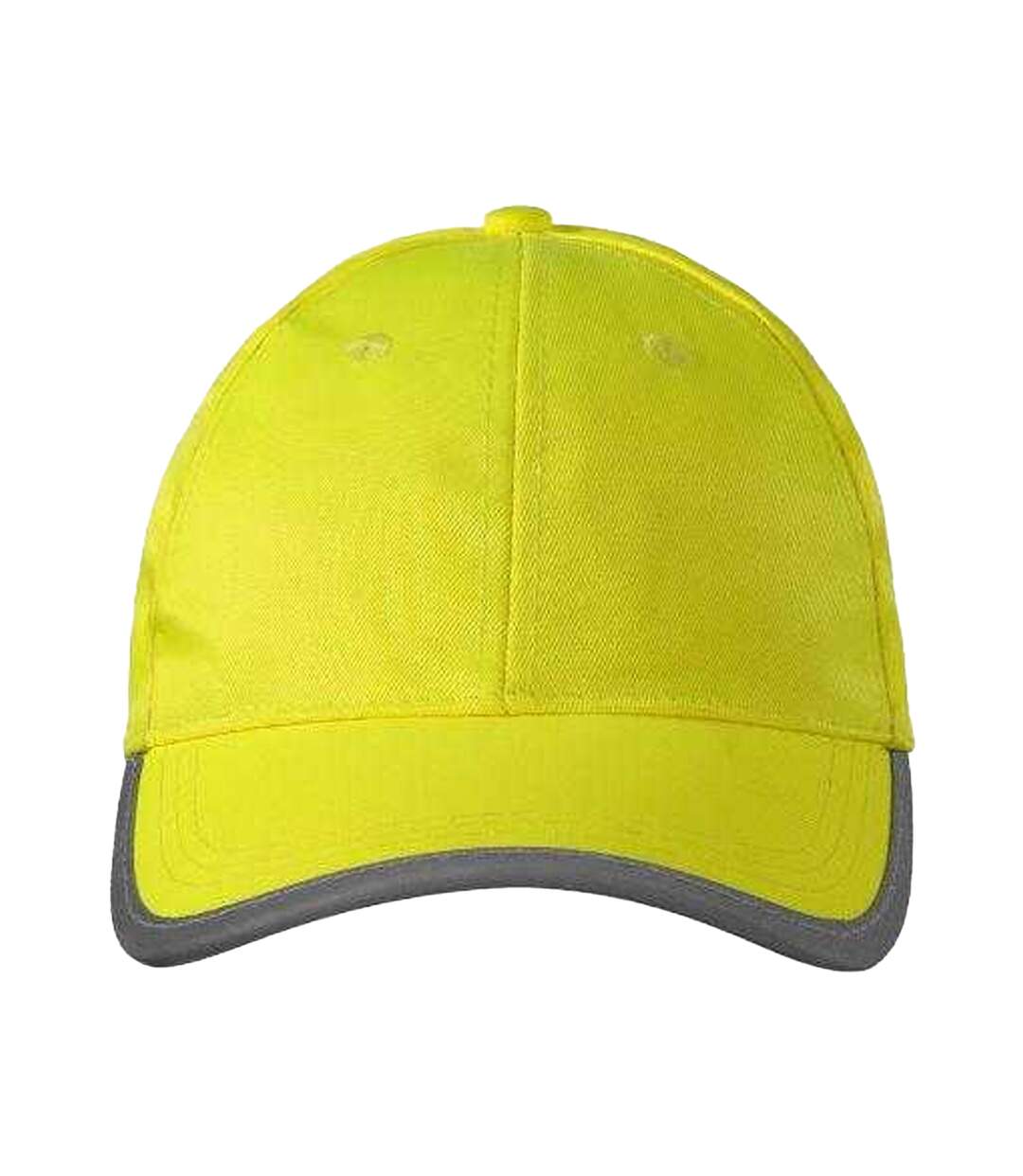 Casquette De Baseball Motif/style Réfléchissant Jaune Fluo Malfini-3