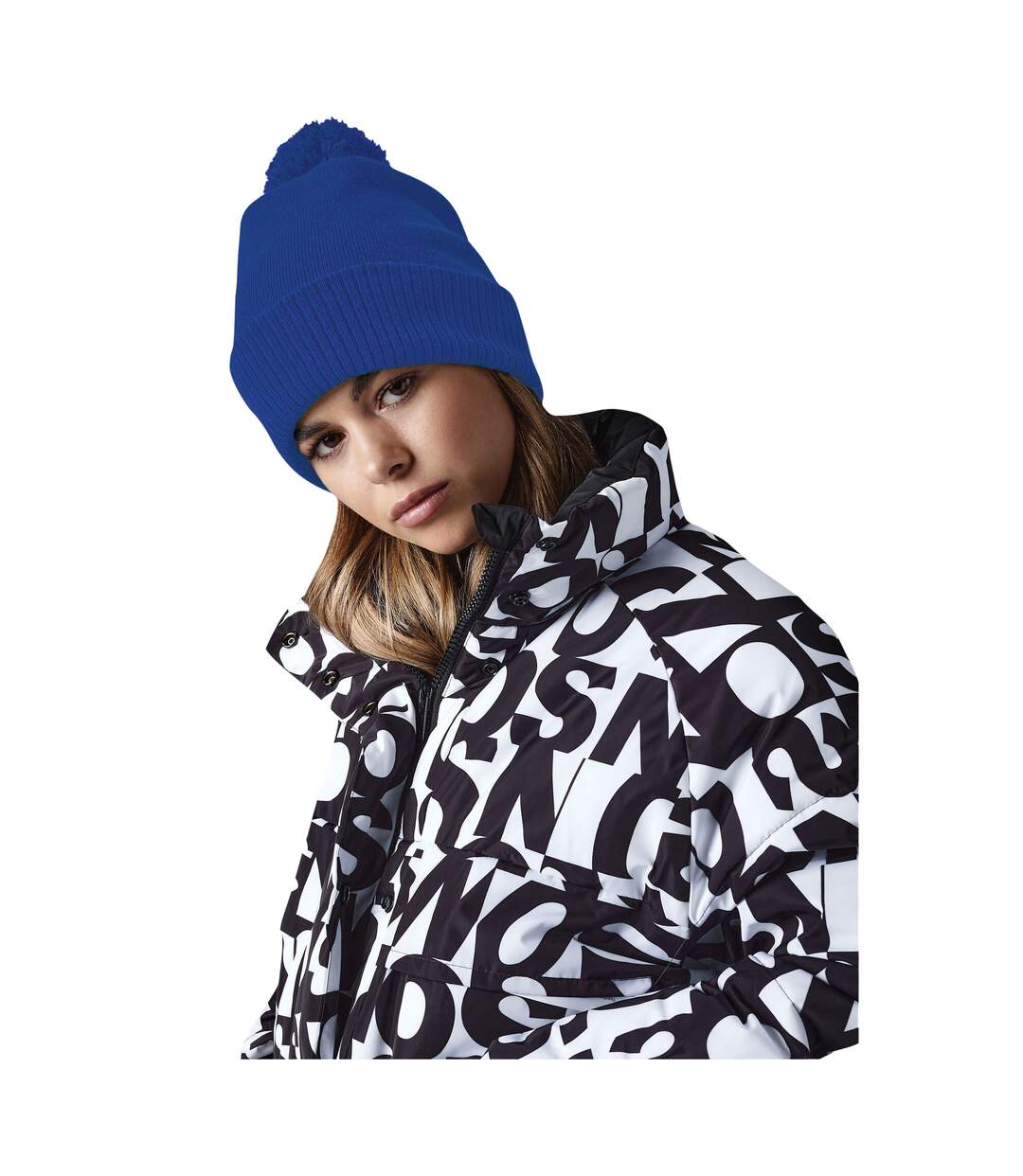 Snowstar thermal beanie bright royal blue Beechfield-2