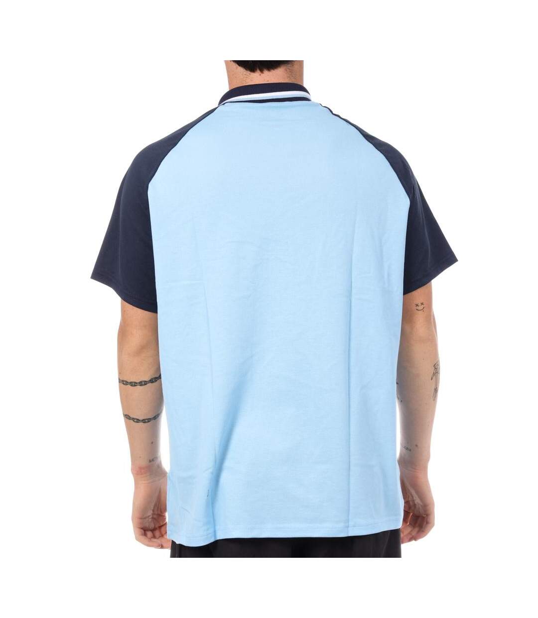 Aviron bayonnais polo bleu homme le coq sportif présentation-2