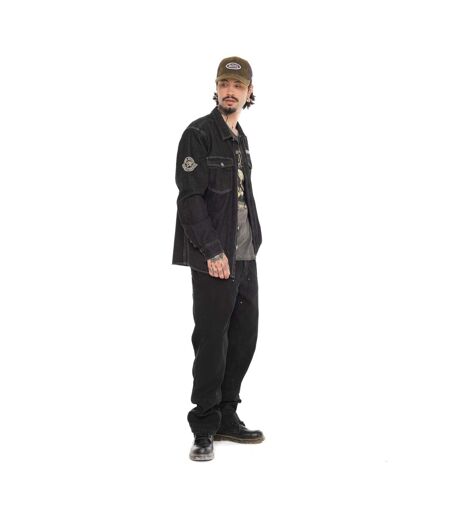 Surchemise en denim avec surpoches et écusson Scott Vondutch