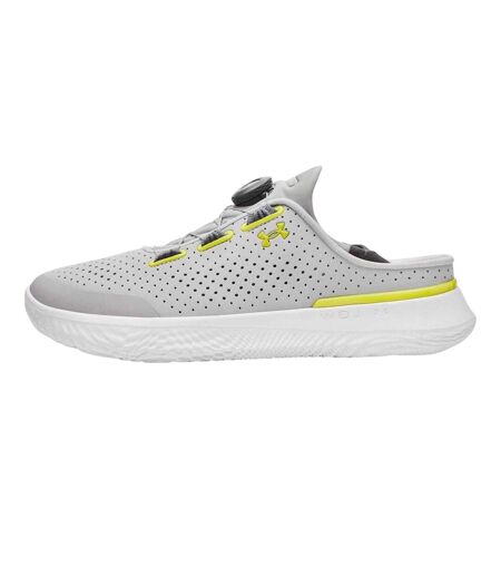 Mens Perforated Running Flat Trainers Grey Under Armour