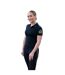 Supreme Products Womens/Ladies Active Show Rider Polo Shirt (Black/Gold)