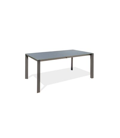 Table de Jardin en Verre Honfleur 180-250cm Gris Anthracite