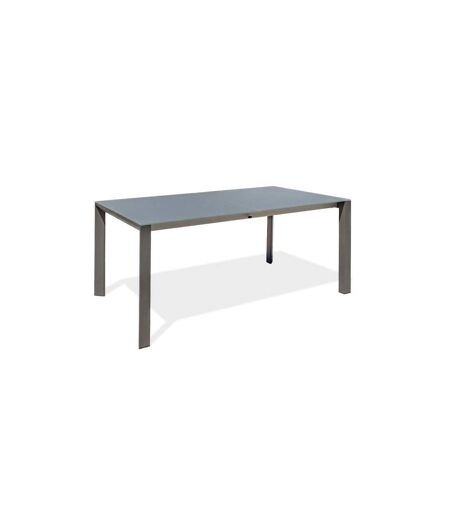 Table de Jardin en Verre Honfleur 180-250cm Gris Anthracite