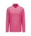 Mens Mock Neck Regular Long-sleeved Top Pink Marl Everlast-1