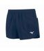 Short De Course Homme Bleu Marine Blanc Mizuno-1