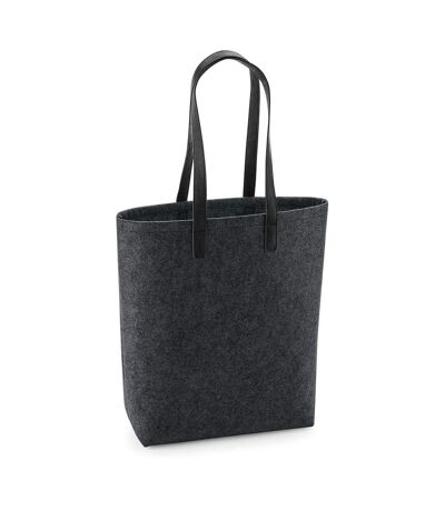 Sac en feutre - shopping - plage - BG738 - noir