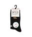3 Pack Ladies Embroidered Animal Design Cotton Rich Socks-2