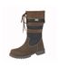 Woodland Womens/Ladies Waxy Leather Calf Boots (Brown/Navy) - UTDF2256