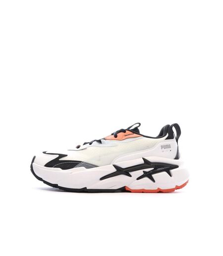 Baskets blanches/noires femme puma spina