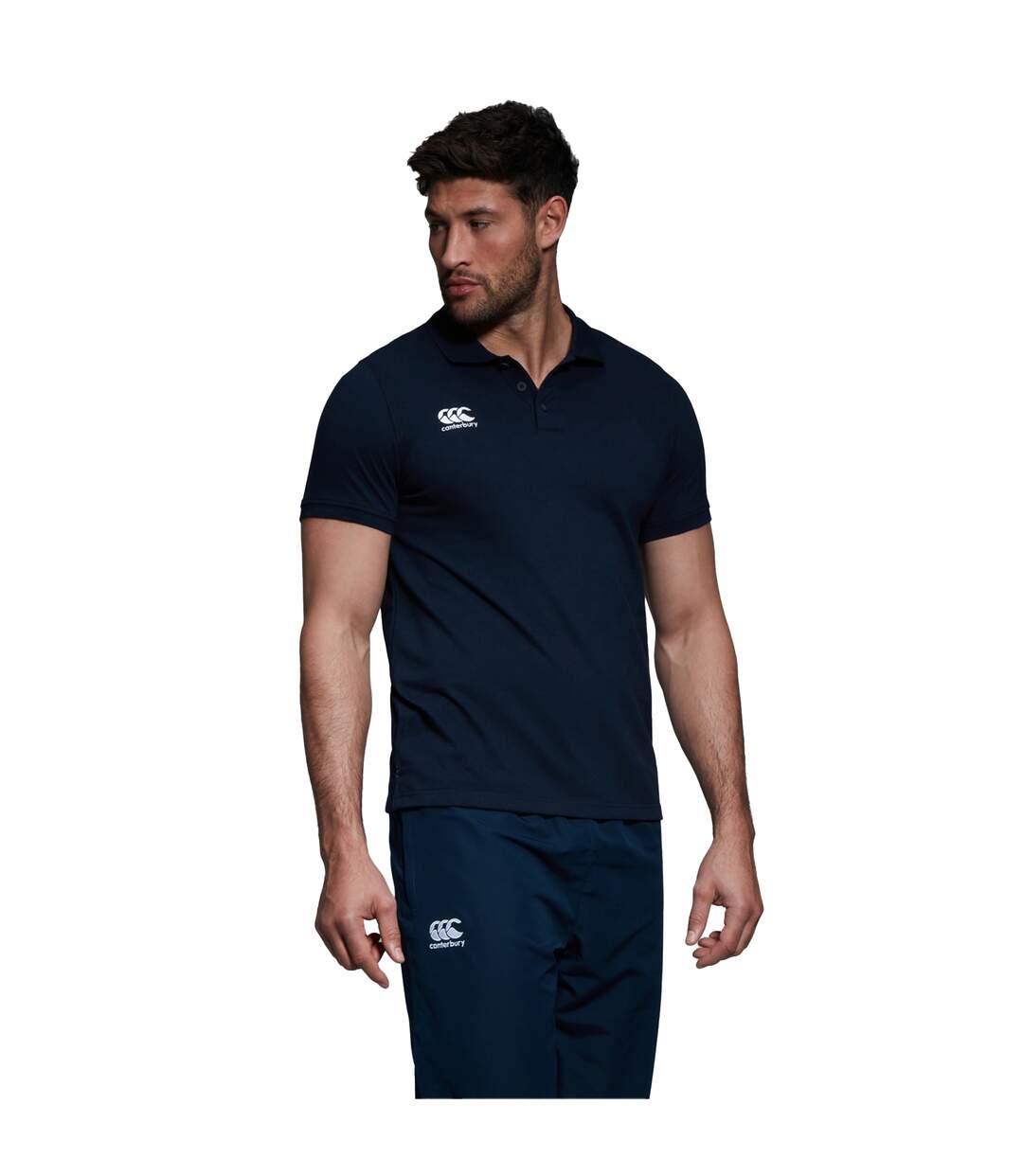 Mens Waimak Polo Shirt Navy Canterbury-1
