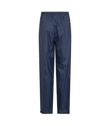 Mens Pakka Waterproof Over Trousers Navy Mountain Warehouse