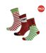 Chaussettes de noël femme lutin / père noël / lutin RJM