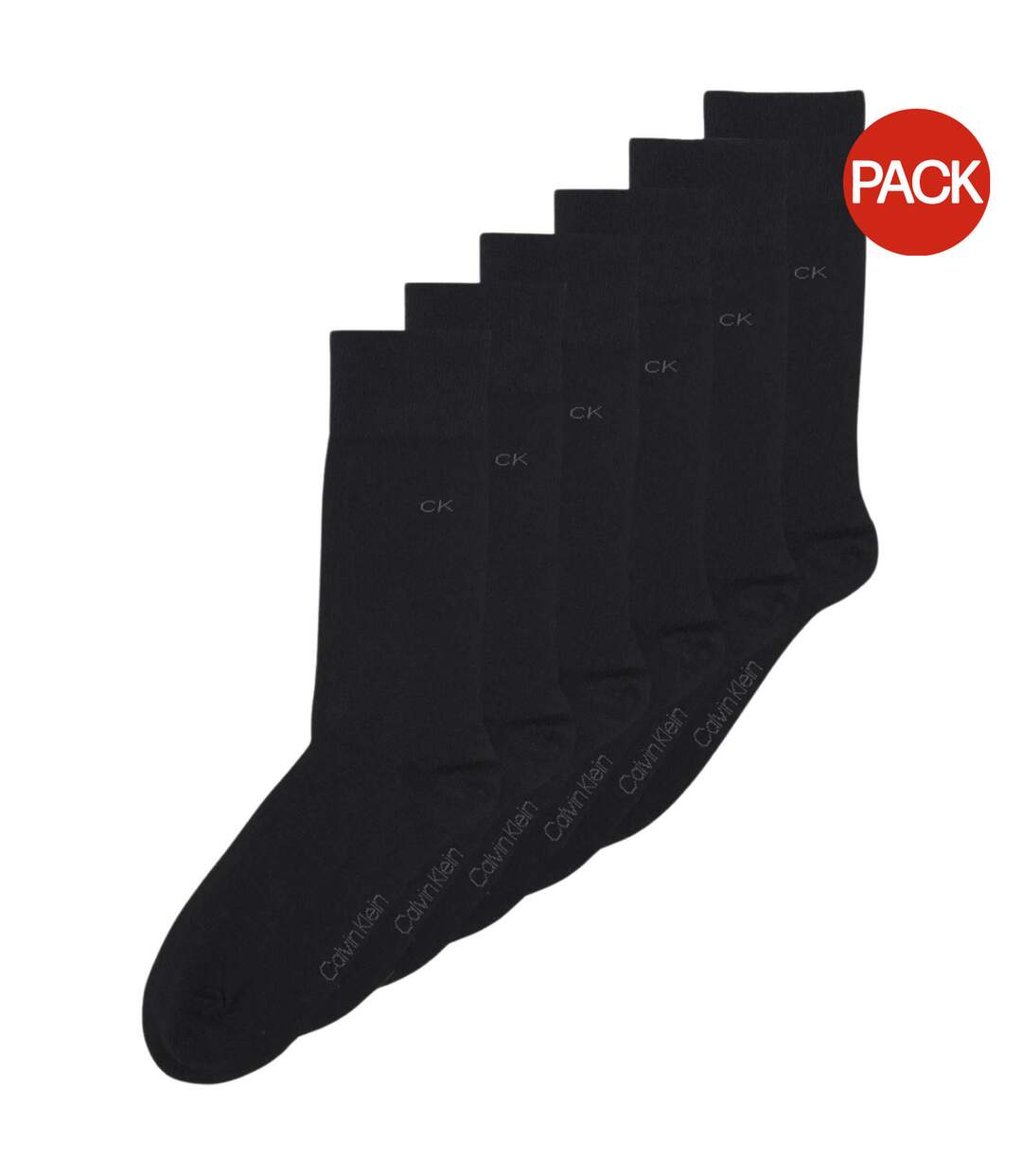 Chaussettes Motif/style Logo Homme Noir Calvin Klein-1