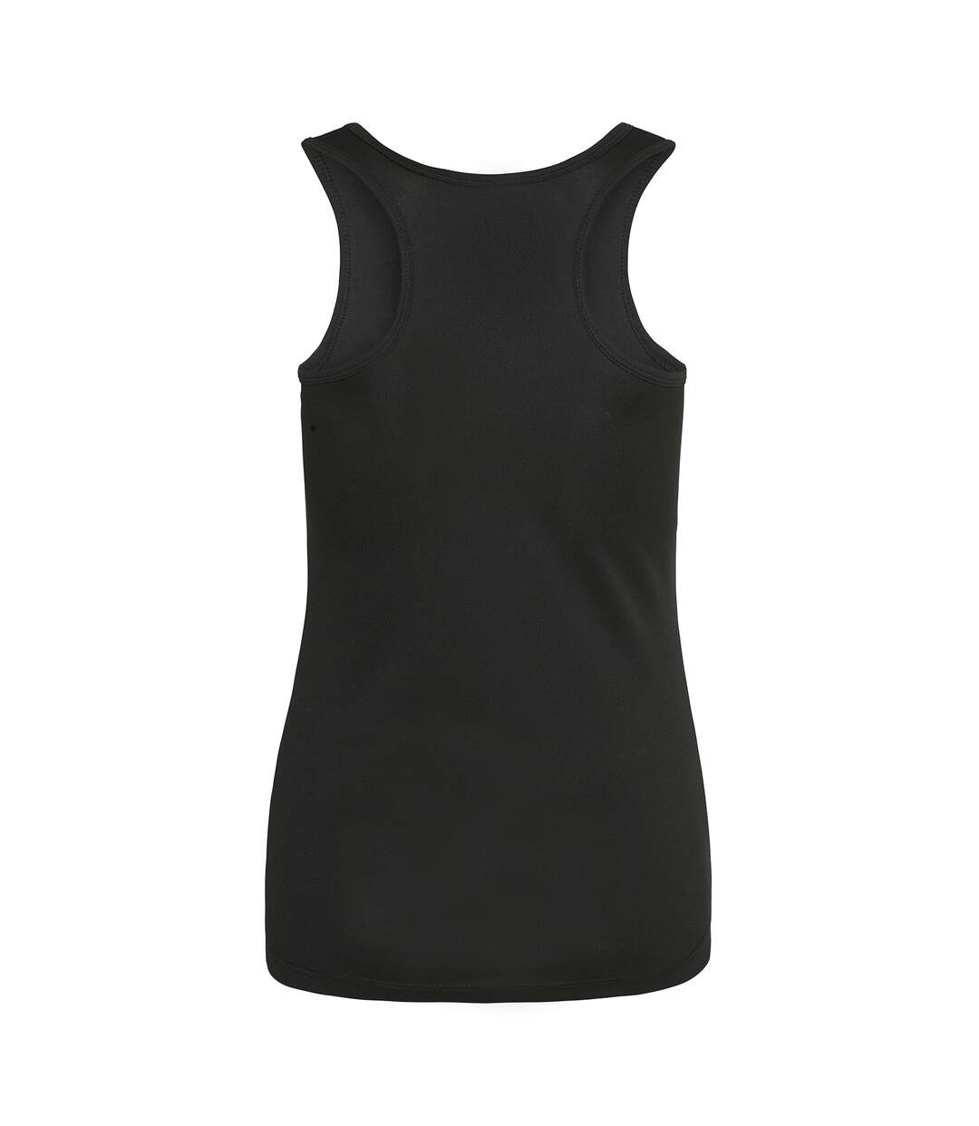 Just Cool Girlie Fit Sports Ladies Vest / Tank Top Jet Black AWDis-2