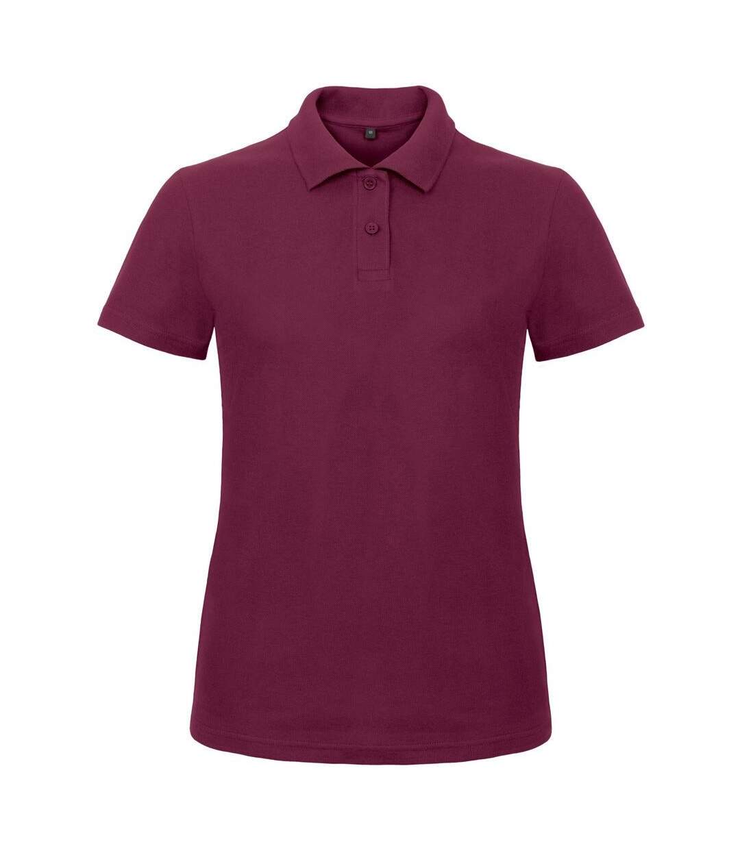 Polo Id.001 Femme Bordeaux B&C-1