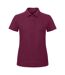 Polo Id.001 Femme Bordeaux B&C-1