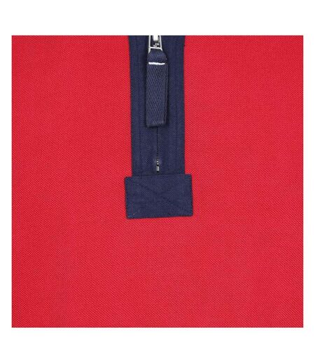Sweat Motif/style Panneau Contrasté Homme Rouge Lazy Jacks