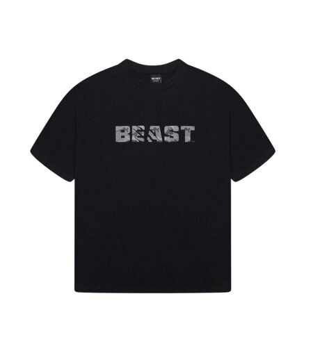 Mens Core Camo T-shirt Black BEAST