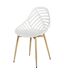 Lot de 4 chaises ajourées ALAMEDA-3