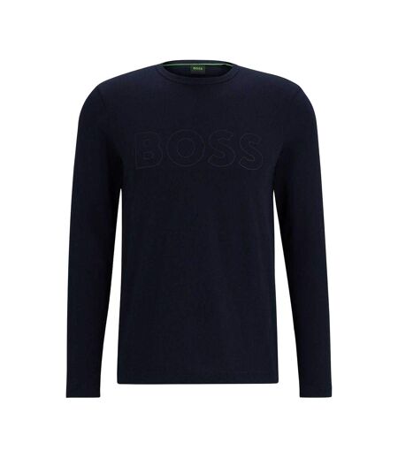 T-shirt Motif/style Logo Tognbo Homme Bleu Foncé Boss